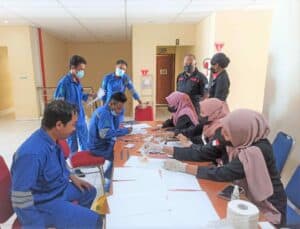 BNN Kabupaten Gorontalo Utara Lakukan Test Urine Pada Para Pekerja di PLTU Anggrek