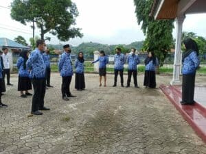 Apel Perdana di Awal Tahun, Ismiyati Rustam SKM.,M.Kes Semangati Seluruh Pegawai