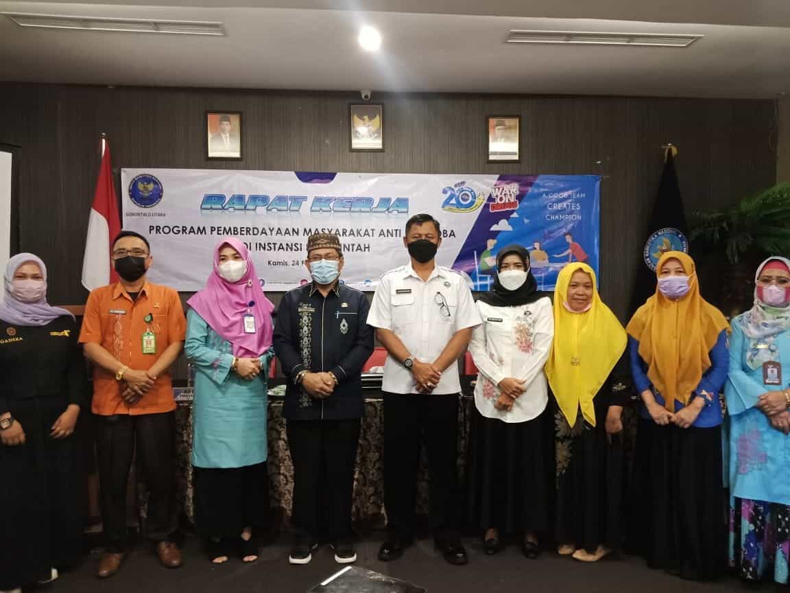 Suleman Lakoro Membuka Secara Resmi Rapat Kerja Program Pemberdayaan Masyarakat Anti Narkoba Di Instansi Pemerintah