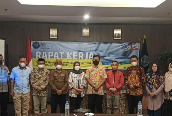 Rapat Kerja Program Pemberdayaan Masyarakat Anti Narkoba Di Lingkungan Masyarakat