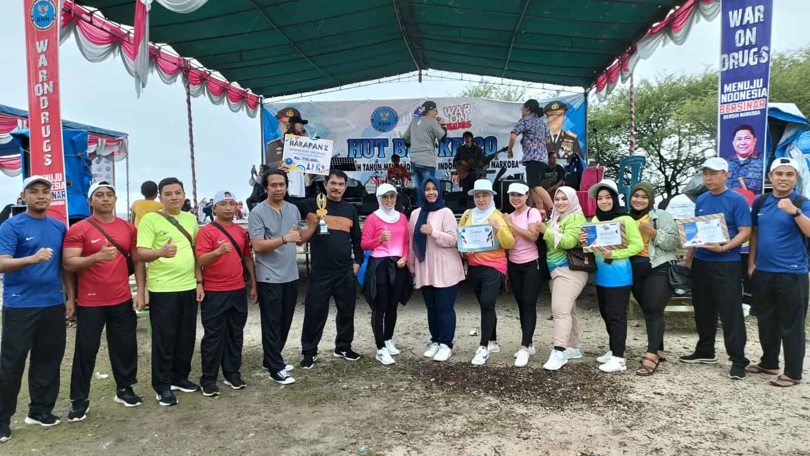 Banyak Lomba Dalam Peringatan HUT BNN RI ke 20 Tingkat Provinsi Gorontalo