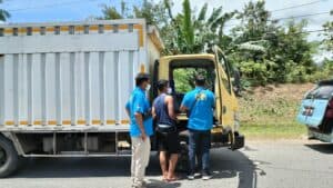 Wujudkan Mudik Bersinar, BNN Kabupaten Gorontalo Utara Gelar Test Urine Bagi Para Sopir