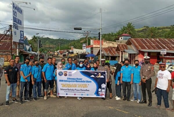 Siapkan 200 Paket Berbuka, BNN Kabupaten Gorontalo Utara Sukses Gelar Berbagi Takjil Gratis