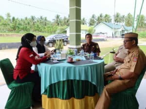 Pelaksanaan Pengawasan dan Evaluasi TMMD ke-113 Kabupaten Gorontalo Utara