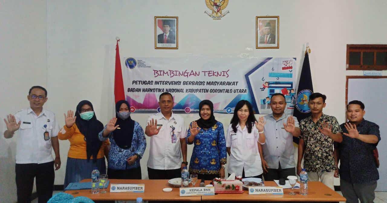Tingkatkan Kemampuan Petugas IBM, BNN Kabupaten Gorontalo Utara Gelar BIMTEK