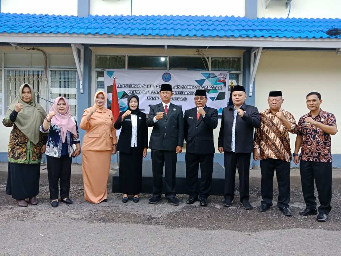 Brigjen Pol. Ir. Sukandar, M.M Lantik Kabid Berantas BNN Provinsi Gorontalo