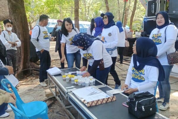 BNN Kabupaten Gorontalo Utara Pastikan Finalis Putra-Putri Saronde 2022 Bebas Narkoba Melalui Test Urine
