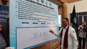 Hadiri Puncak Peringatan HANI 2022, Bupati Gorontalo Utara Ingatkan Semua Untuk Perang Melawan Narkotika
