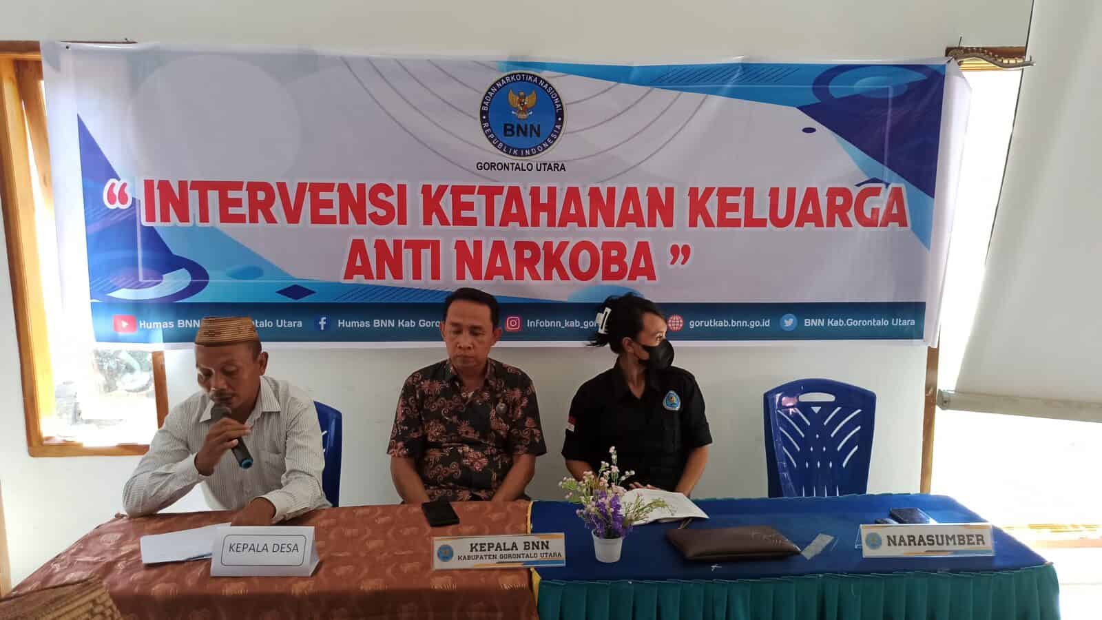 BNNK Gorontalo Utara Ajak Keluarga Tingkatkan Kesadaran Tolak Narkoba