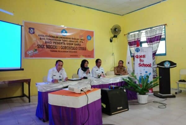 BNN Kabupaten Gorontalo Utara Sosialisasikan Bahaya Narkoba pada Acara MPLS di SMKN 1 Anggrek