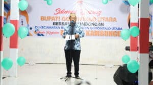 Kepala BNN Kabupaten Gorontalo Utara Hadir Dalam Pembukaan Program Motabi Kambungu Kecamatan Biau