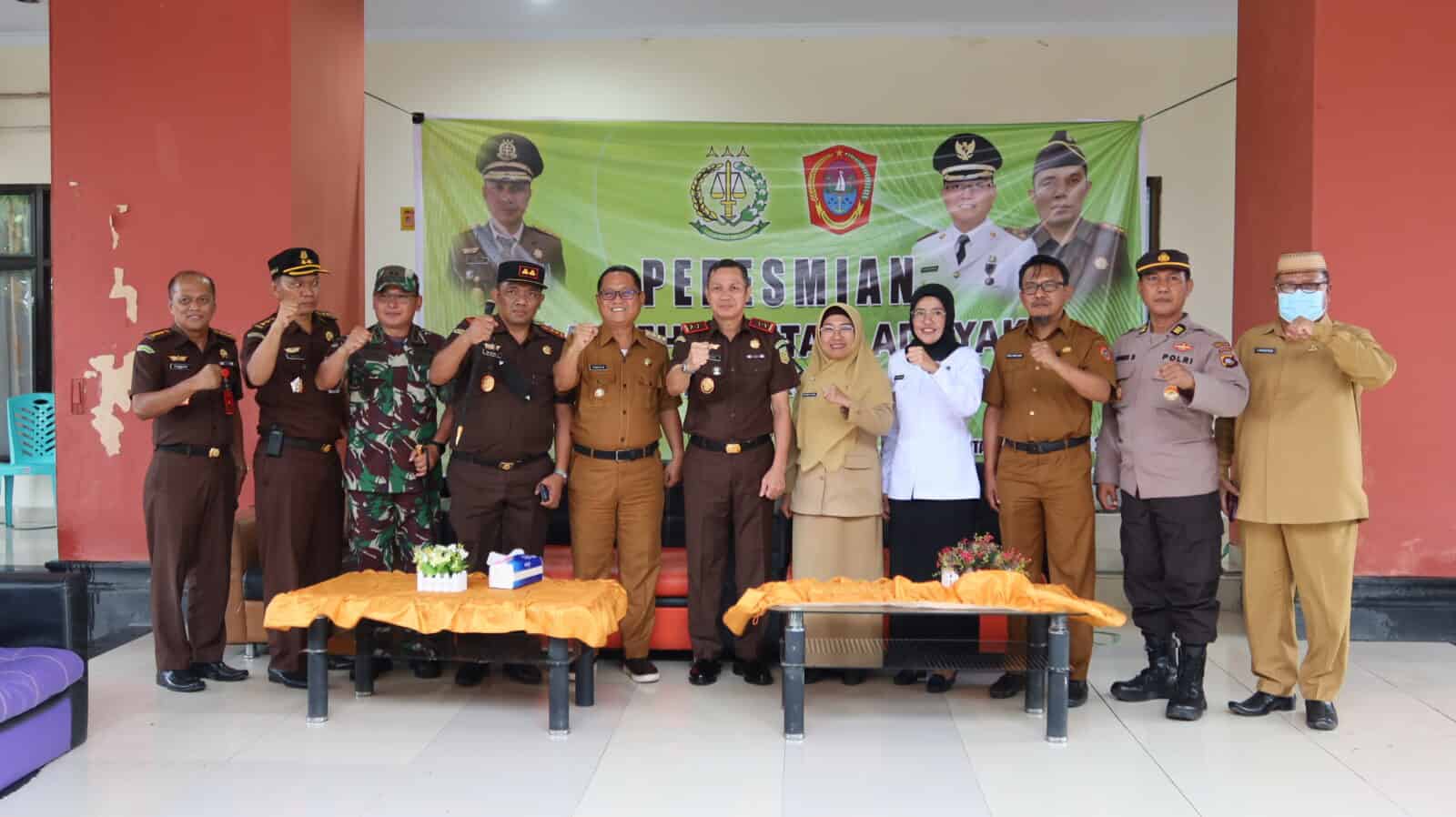 Peresmian Balai Rehabilitasi Adhyaksa Gorontalo Utara di RS. Zainal Umar Sidiki