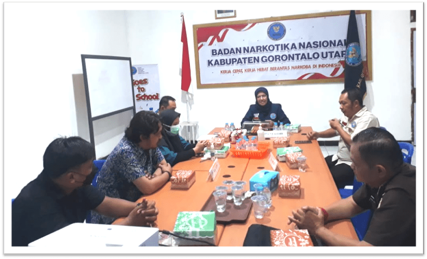 Case Conference Tim Assesment Terpadu BNN Kabupaten Gorontalo Utara