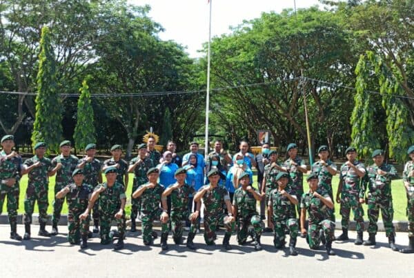 Cegah Penyalahgunaan Narkotika, YONIF 715/MTL Gelar Sosialisasi P4GN dan Test Urine