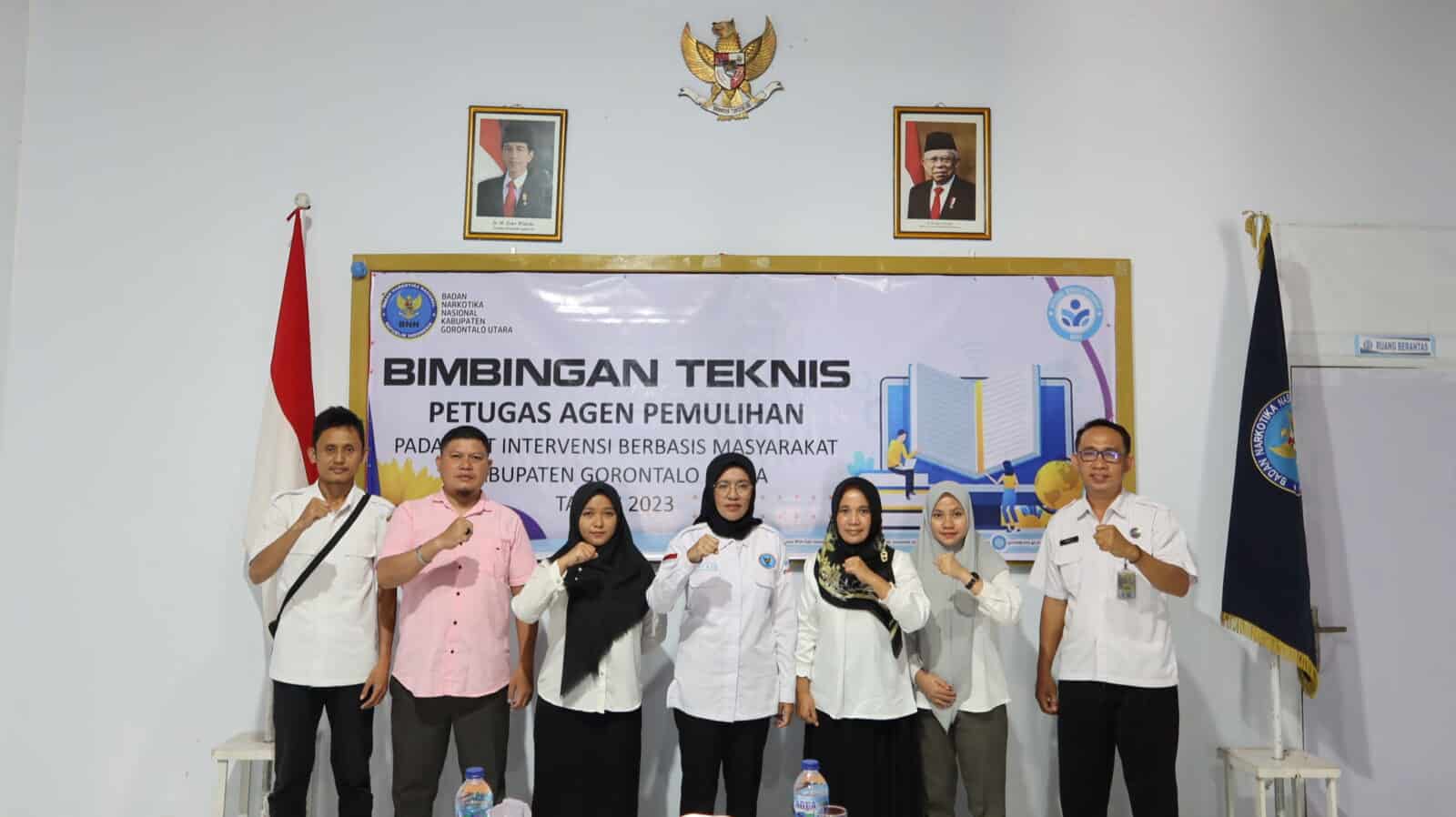 BNNK Gorontalo Utara Gelar Bimtek Petugas IBM (Intevensi Berbasis Masyarakat)