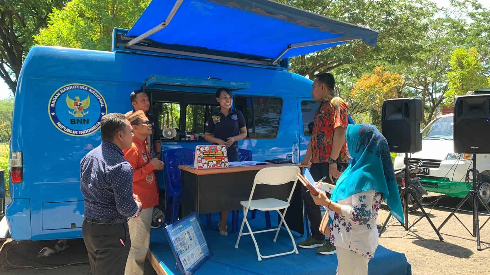 Kampanye War on Drugs dalam Pameran Pesona Syawal Ceria Gorontalo Utara 2023