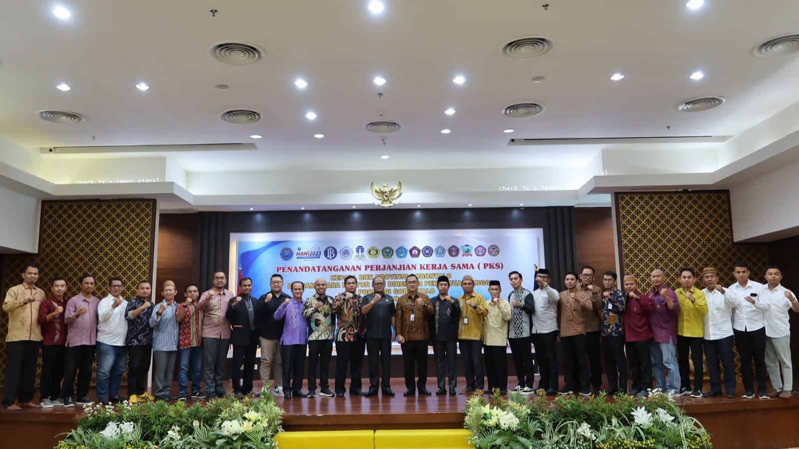Wujudkan Kampus Bersinar, BNNP Gorontalo Jalin Kerja Sama dengan 13 Perguruan Tinggi