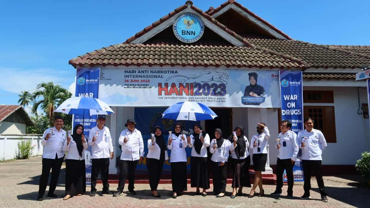 Meriahkan HANI 2023, BNNK Gorontalo Utara Gelar Aksi Simpatik Meriahkan HANI 2023, BNNK Gorontalo Utara Gelar Aksi Simpatik