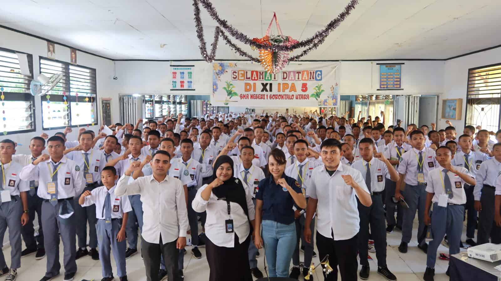 Sosialisasi Bahaya Narkoba MPLS SMAN 1 Gorontalo Utara