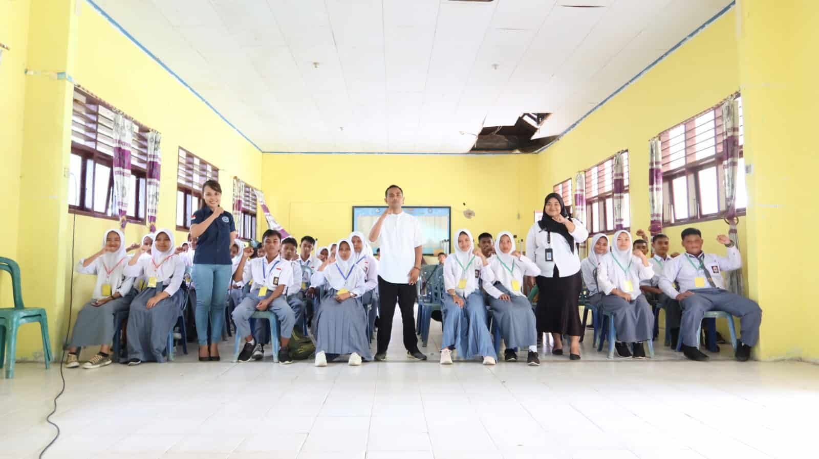 BNNK Gorontalo Utara Sosialisasikan Bahaya Narkoba Pada Kegiatan MPLS