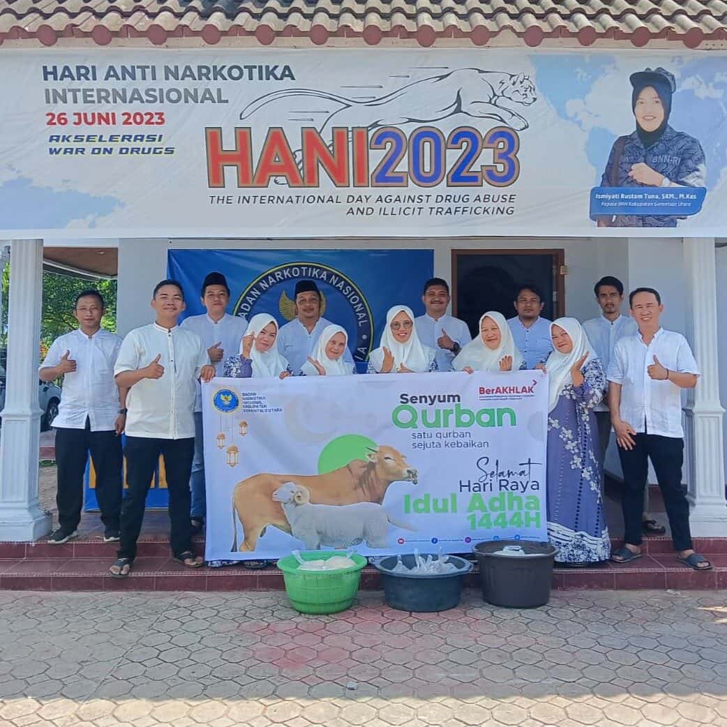 Idul Adha 2023, BNNK Gorontalo Utara Bagikan Paket Qurban Kepada Masyarakat Idul Adha 2023, BNNK Gorontalo Utara Bagikan Paket Qurban Kepada Masyarakat