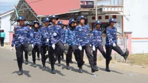Semarak HUT RI 78, BNNK Gorontalo Utara Mengikuti Lomba Gerak Jalan