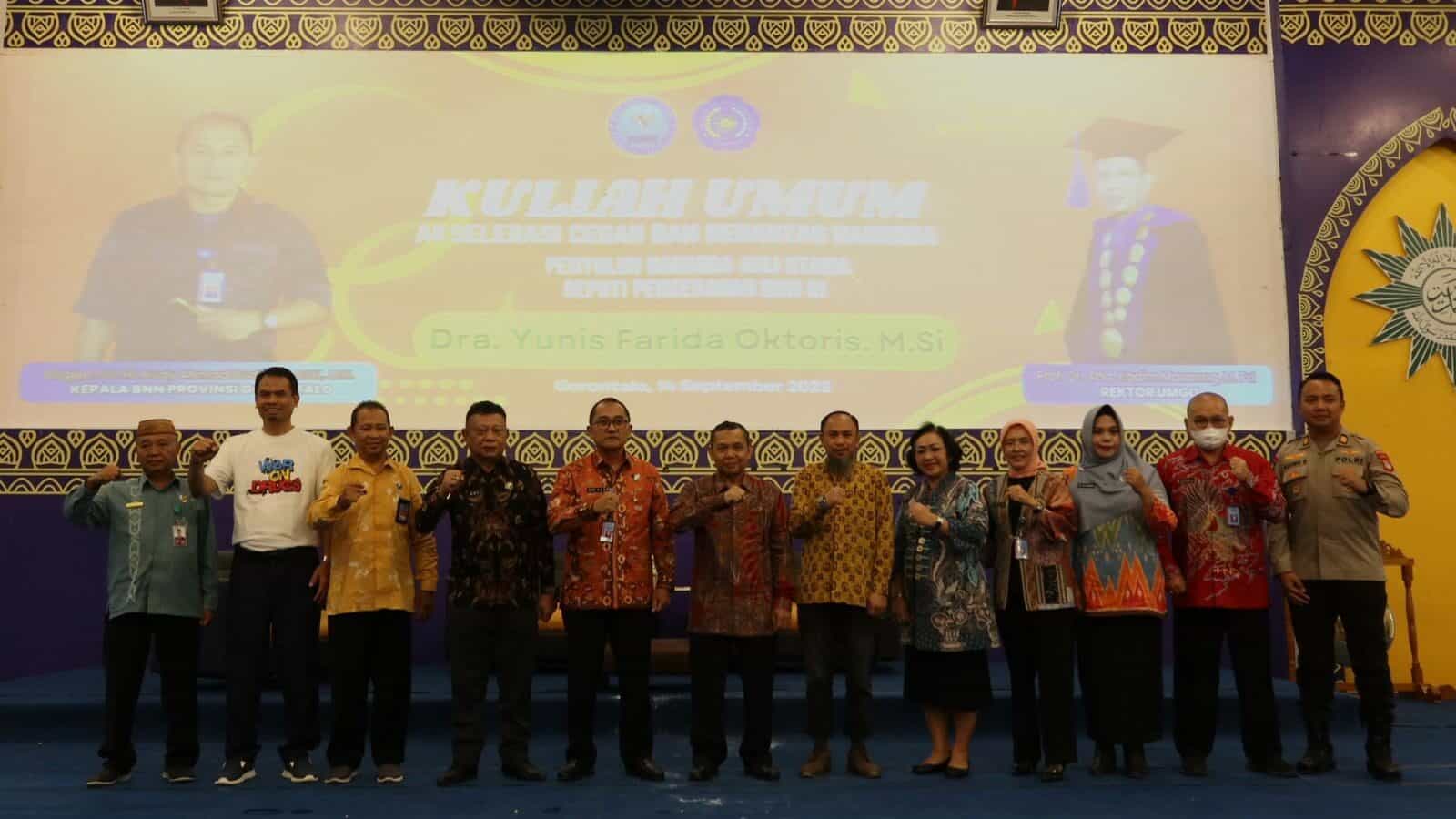 BNN RI Berikan Kuliah Umum Kepada Mahasiswa UMGO