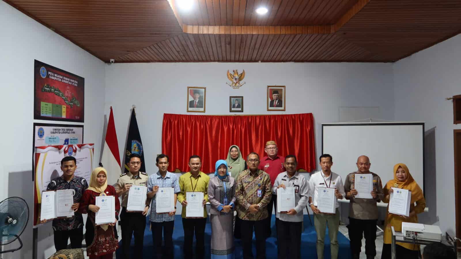 BNN Kabupaten Gorontalo Utara Jalin Kerjasama Dengan Pimpinan Lembaga dan OPD Terkait P4GN