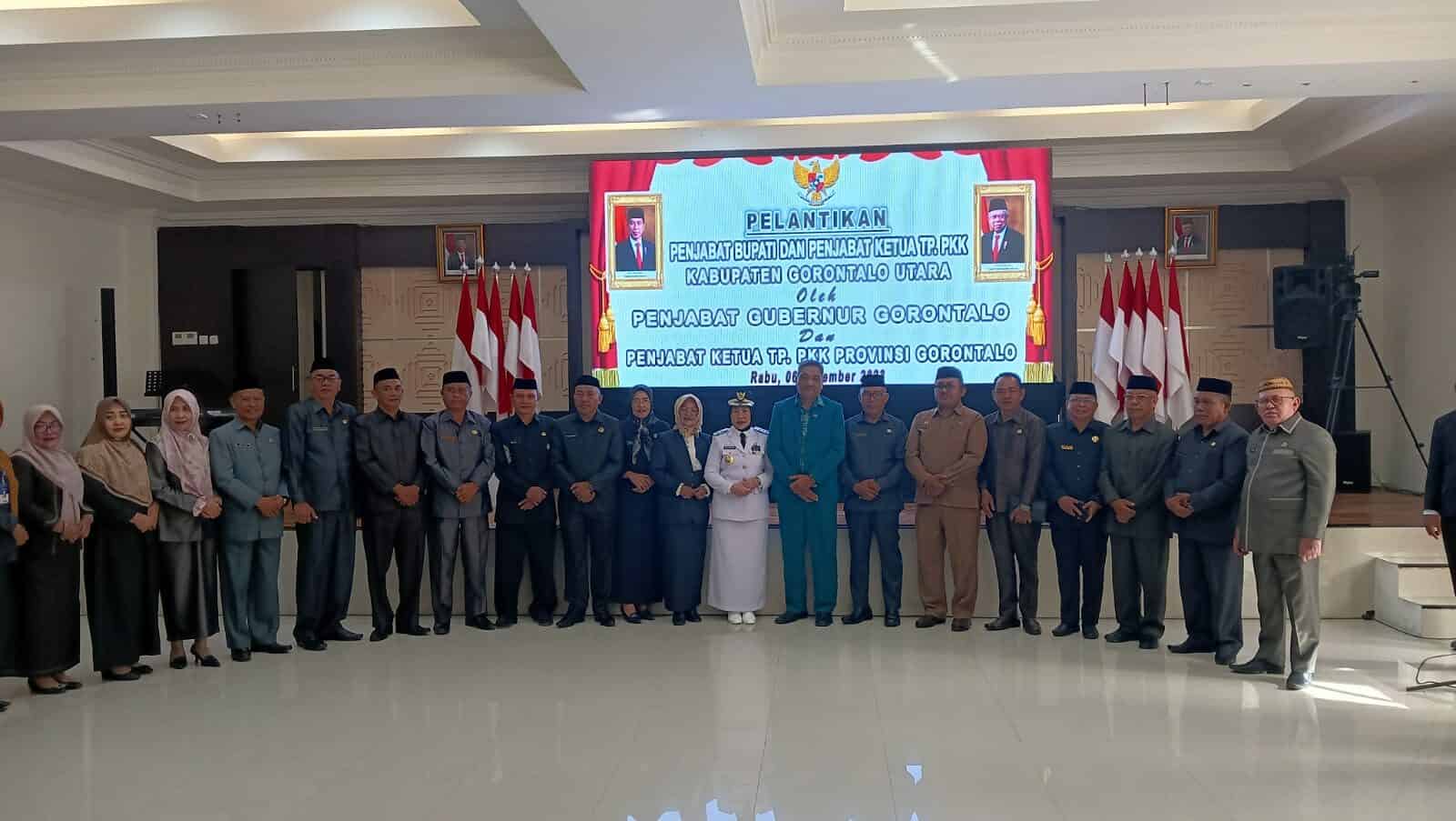 Kepala BNN Kabupaten Gorontalo Utara Hadir dalam Pelantikan Plt Bupati Gorontalo Utara