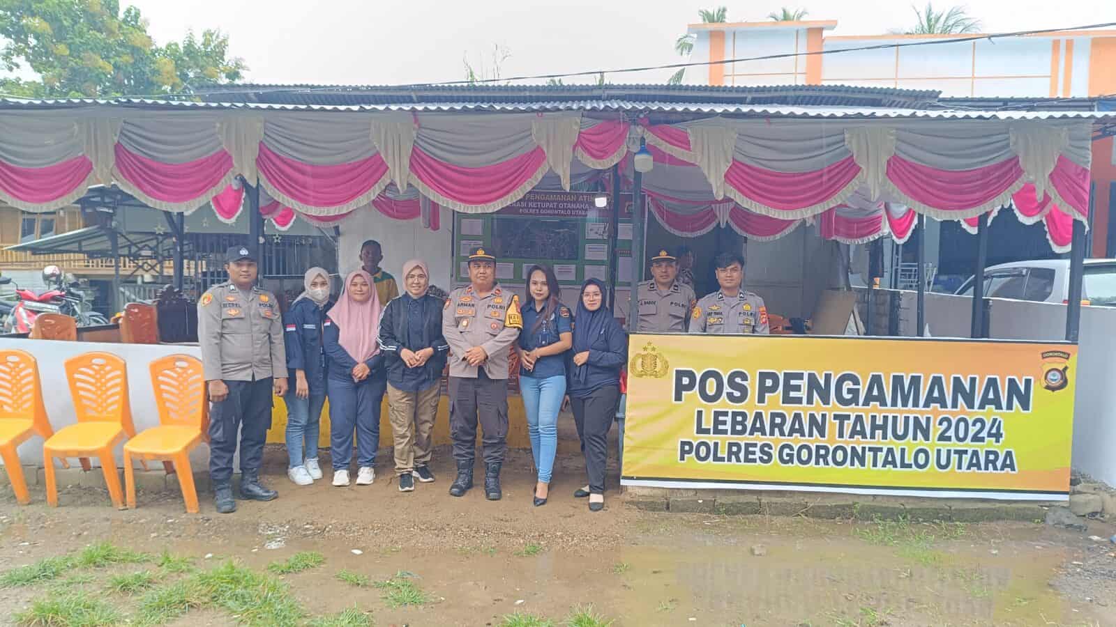 Pastikan Mudik Aman, BNN Kabupaten Gorontalo Utara Cek Urine Para Sopir