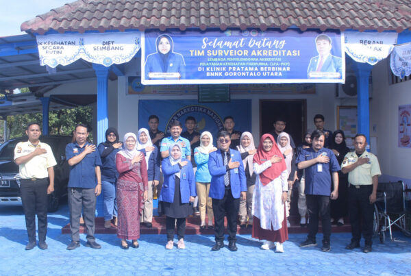 Tingkatkan Pelayanan Klinik Pratama, BNN Kabupaten Gorontalo Utara Mengikuti Akreditasi Klinik oleh LPA PKP